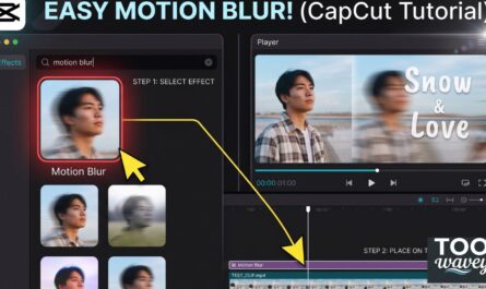 how to add motion blur in capcut desktop free