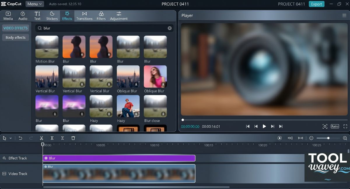 how to add motion blur in CapCut PC with a simple workflow