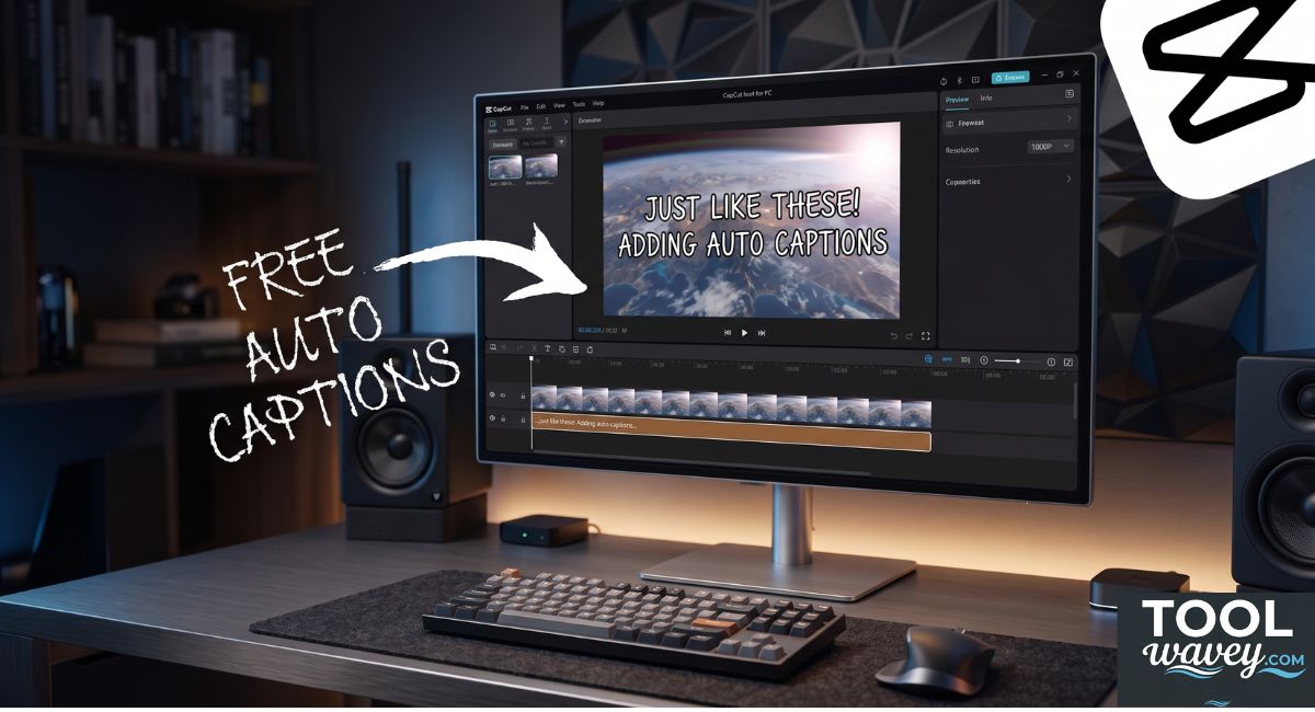 how to auto caption videos in capcut desktop for free