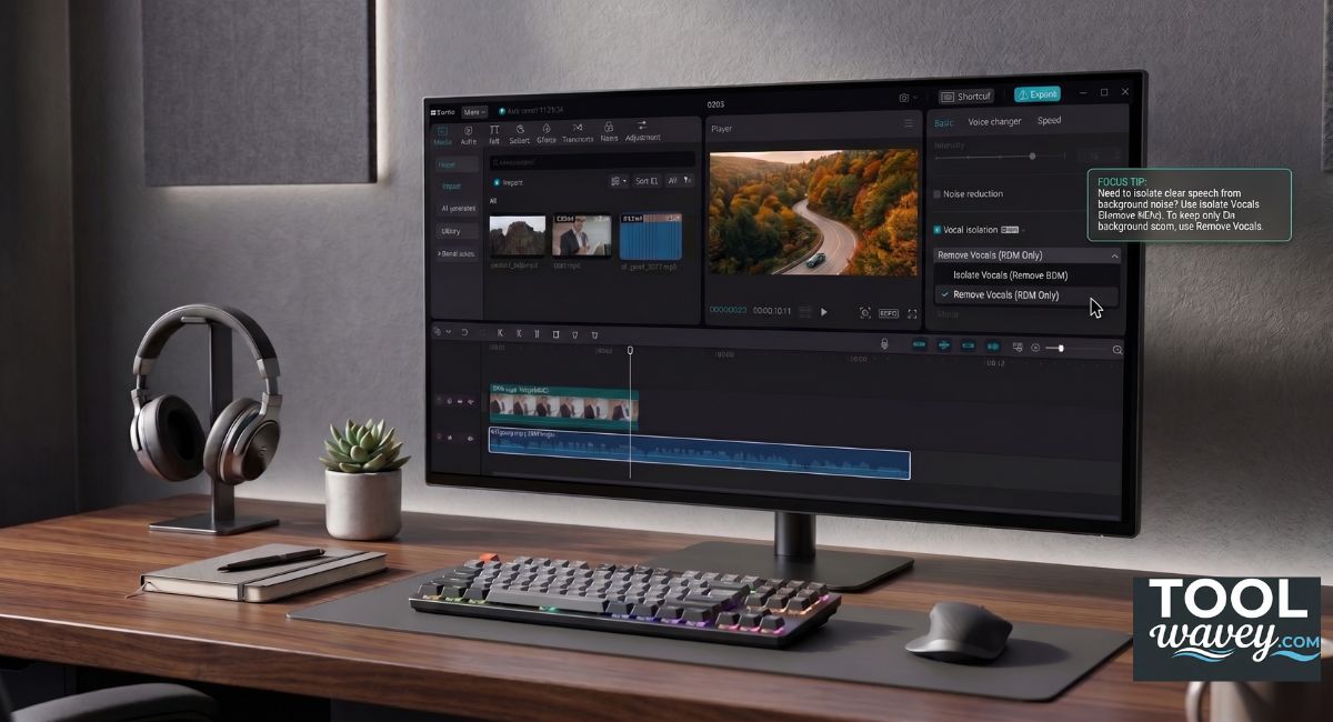 How to Reduce Audio Noise in CapCut Desktop for Free