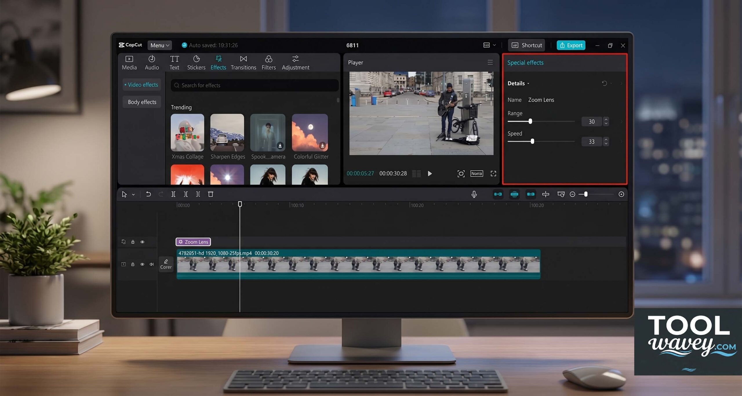 How to Use the CapCut Zoom Effect and Zoom Lens Effect