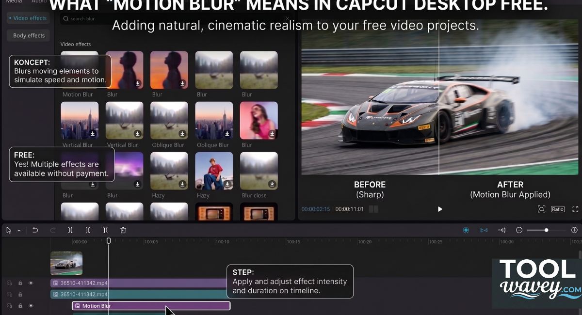 What CapCut motion blur Means in CapCut Desktop Free
